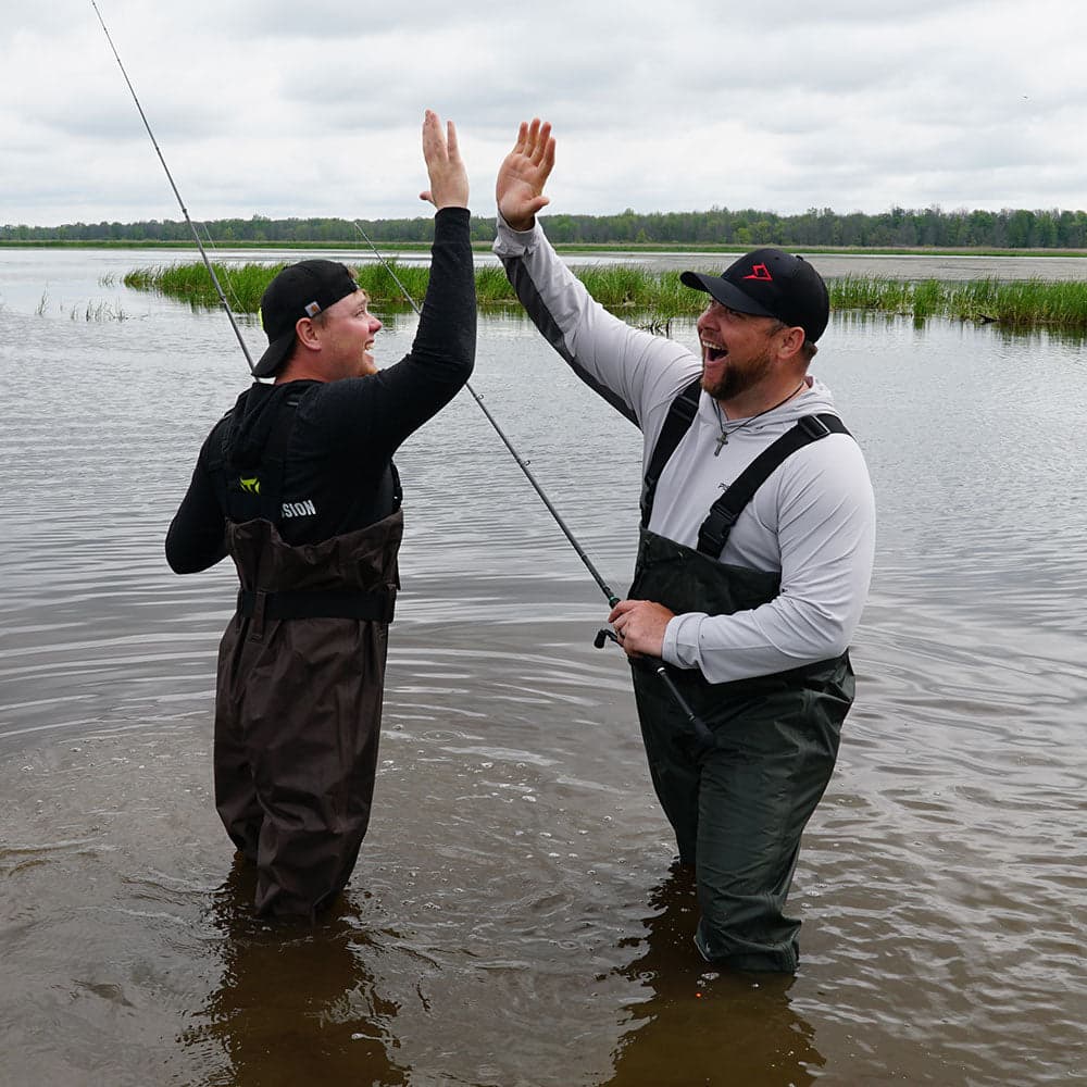 TideWe Fishing Waders PVC Waterproof Chest Wader With Bootfoots - TIDEWE WADERS