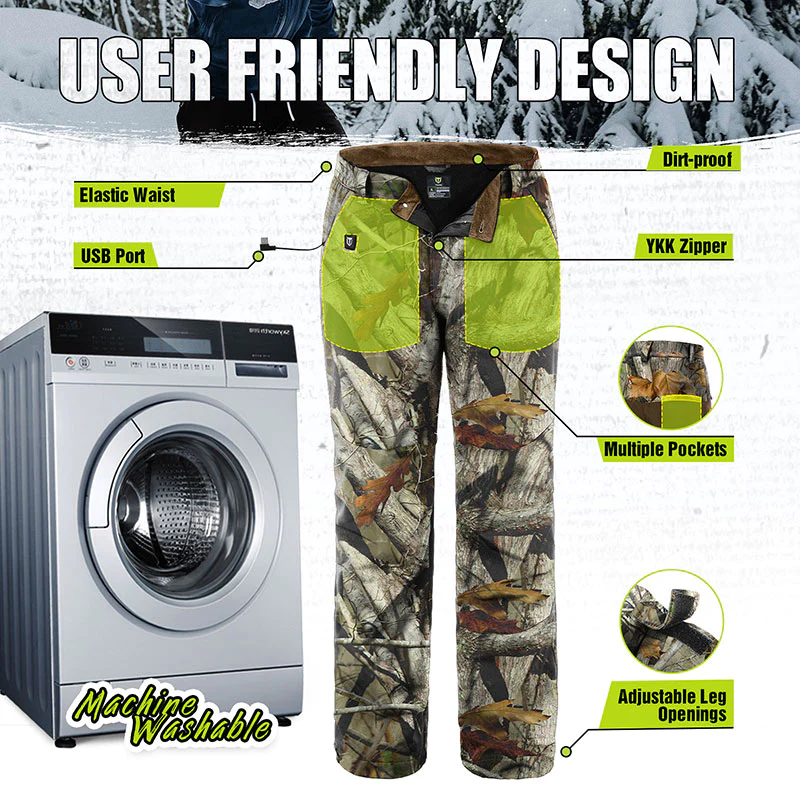 TideWe Hunting Pants Heated for Men with Battery Pack - TIDEWE WADERS