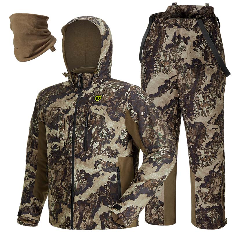 TideWe Altus Whitetail Ultra Silent Hunting Suit Men's Water Resistant Hunting Clothes - TIDEWE WADERS