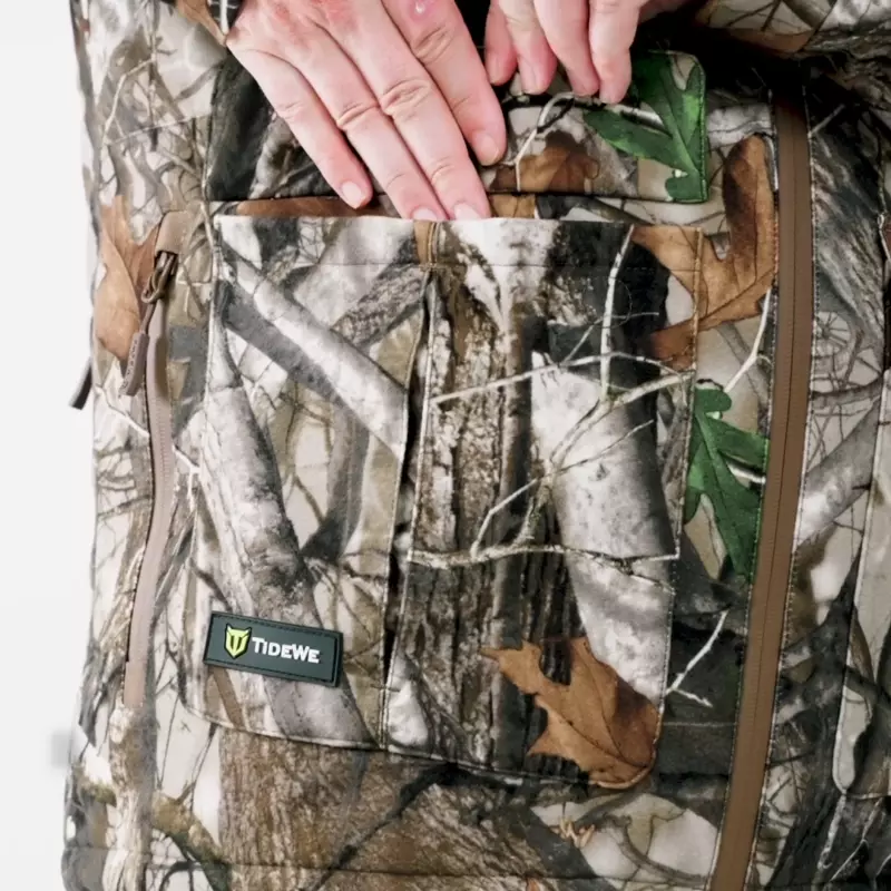 TideWe Inferno Men's Camo Heated Hunting Jacket with Battery Pack - TIDEWE WADERS