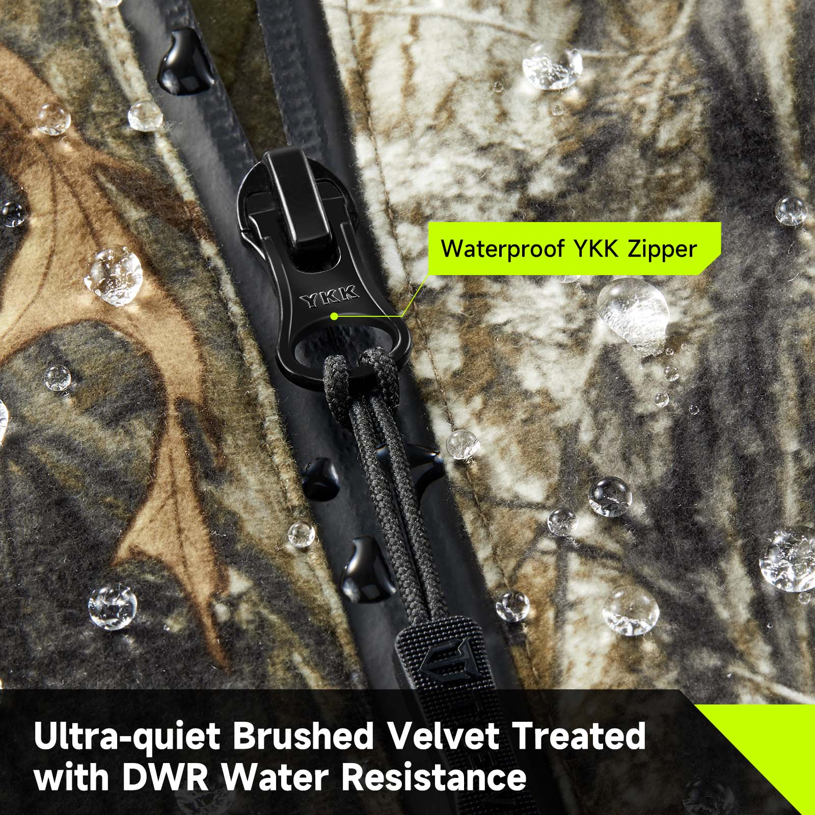 TideWe Altus Whitetail Ultra Silent Hunting Suit Men's Water Resistant Hunting Clothes - TIDEWE WADERS