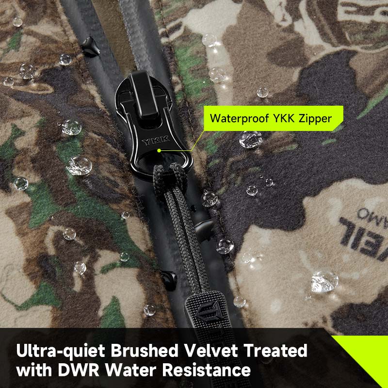 TideWe Altus Whitetail Ultra Silent Hunting Suit Men's Water Resistant Hunting Clothes - TIDEWE WADERS