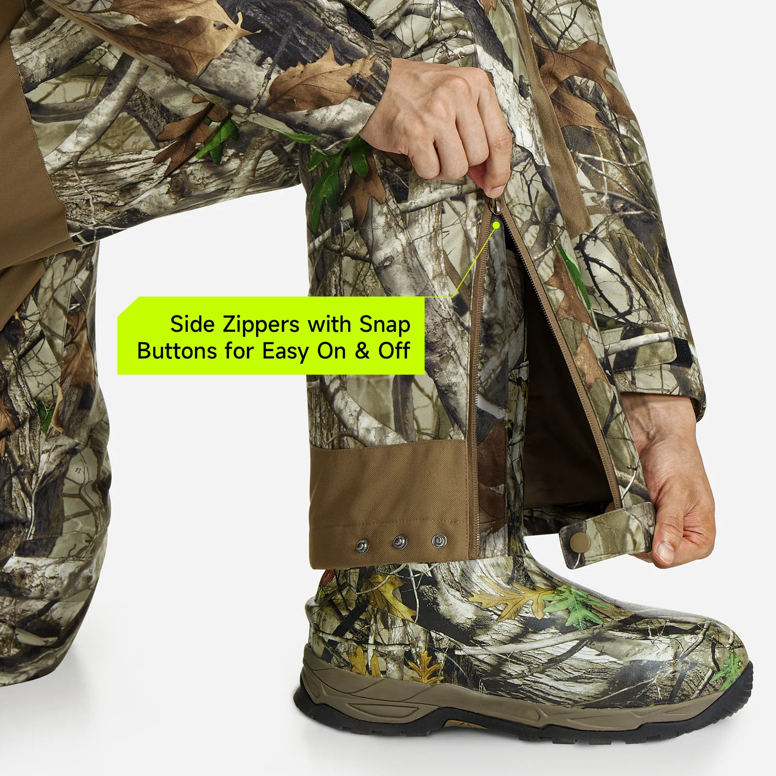 TideWe Altus Whitetail Ultra Silent Hunting Suit Men's Water Resistant Hunting Clothes - TIDEWE WADERS