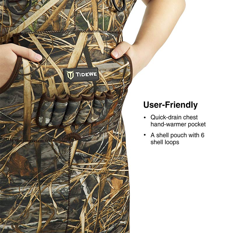 TideWe Hunting Wader Realtree MAX5 Waterfowl Waders (600G & 800G) For Men Women - TIDEWE WADERS