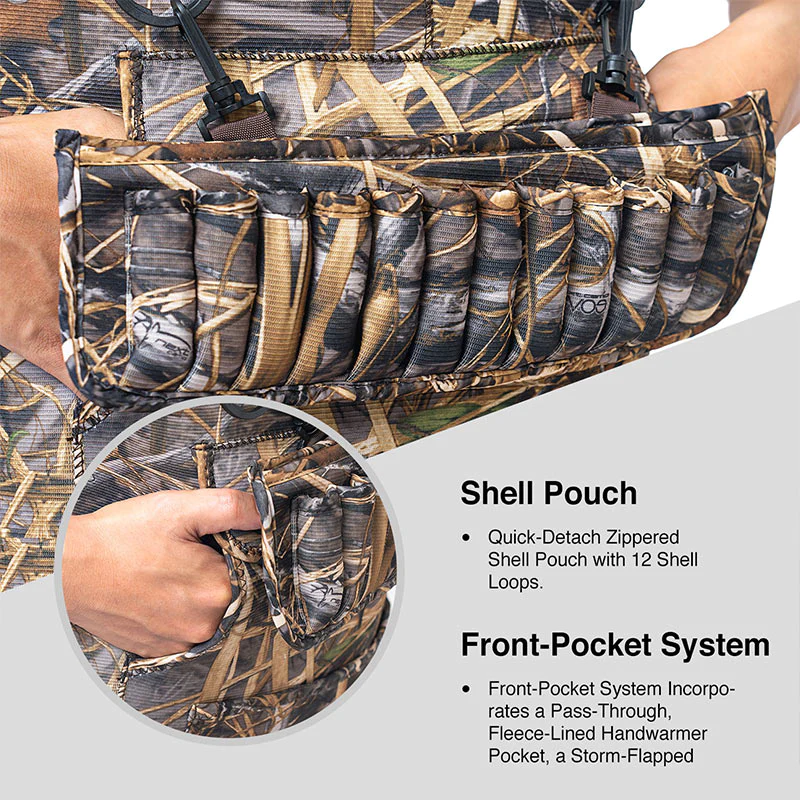 TideWe Hunting Waders, 5mm Neoprene Chest Waders with 1400 Gram Insulation Rubber Boots - TIDEWE WADERS