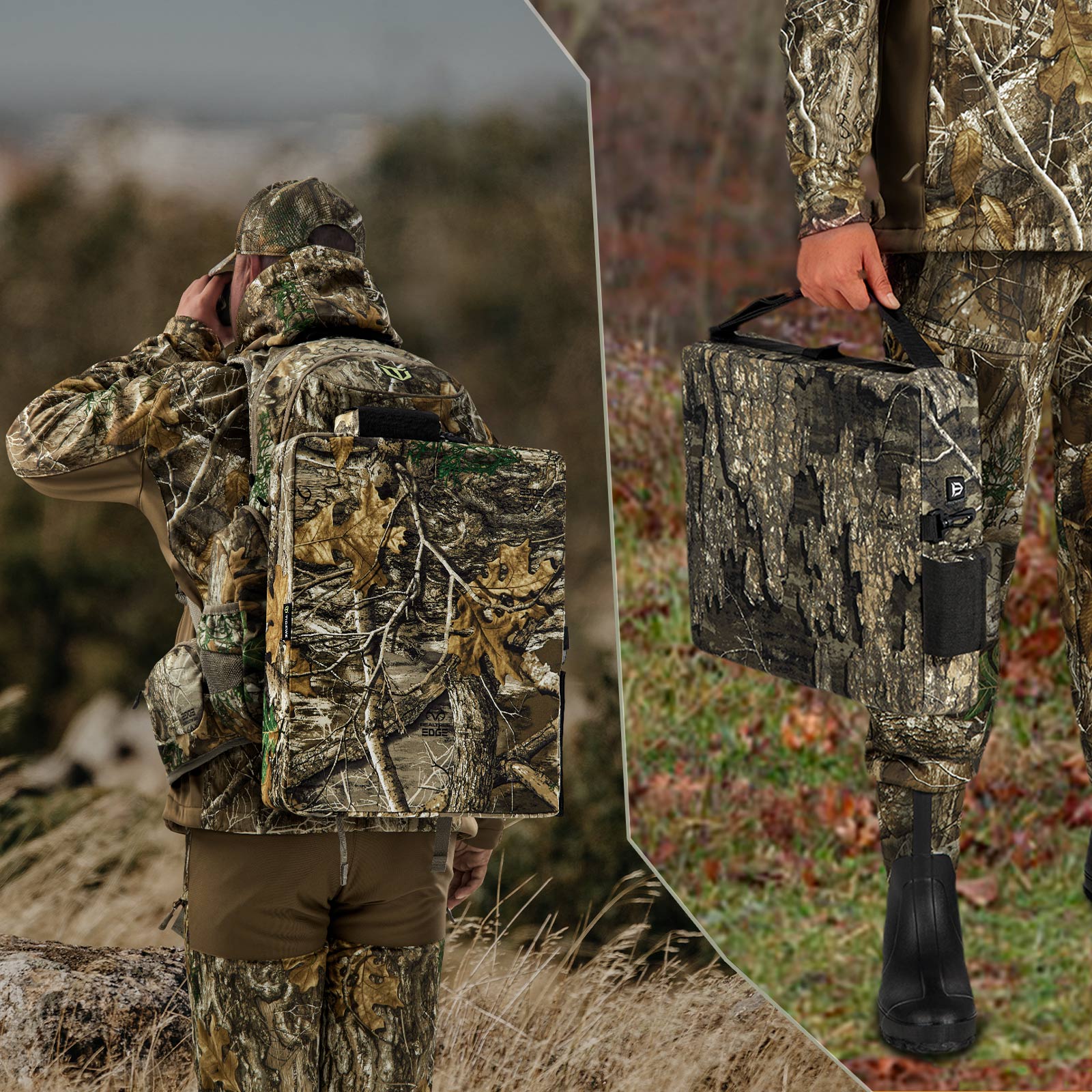 TideWe Heated Hunting Seat Cushion with Battery, Warm Insulated Seat Pads for Tree Stand & Ladder Stand - TIDEWE WADERS