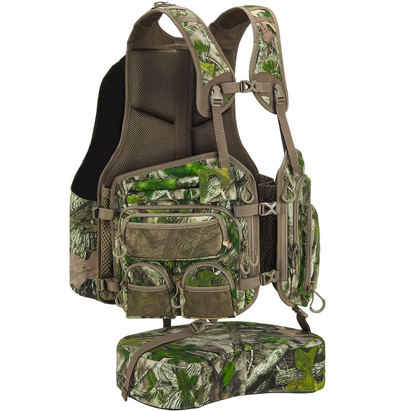 TideWe Turkey Hunting Vest With Seat Cushion and Game Pouch - TIDEWE WADERS