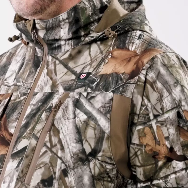 TideWe Inferno Men's Camo Heated Hunting Jacket with Battery Pack - TIDEWE WADERS