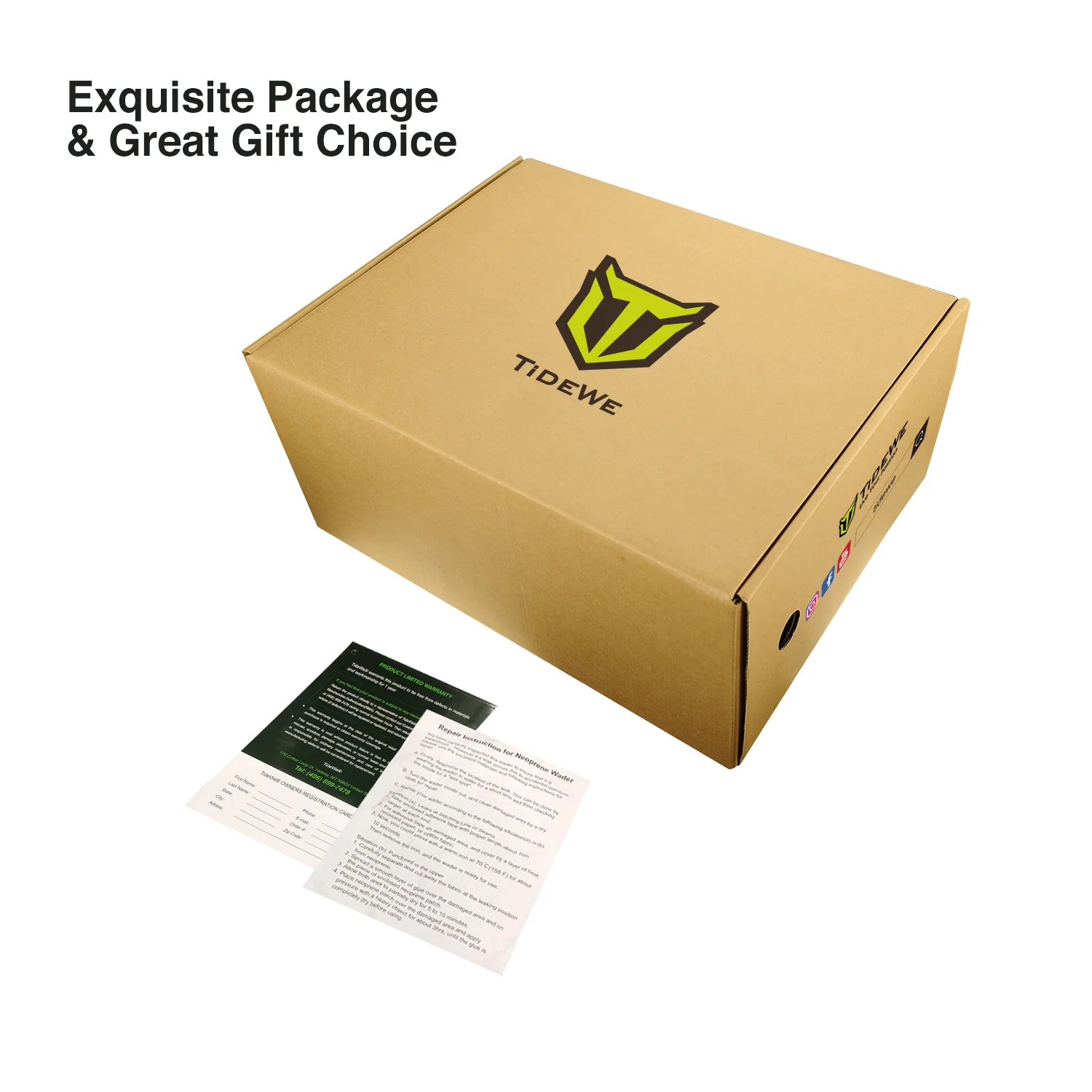 TideWe Neoprene Chest Waders for Men Waterproof Durable Fishing Waders - TIDEWE WADERS