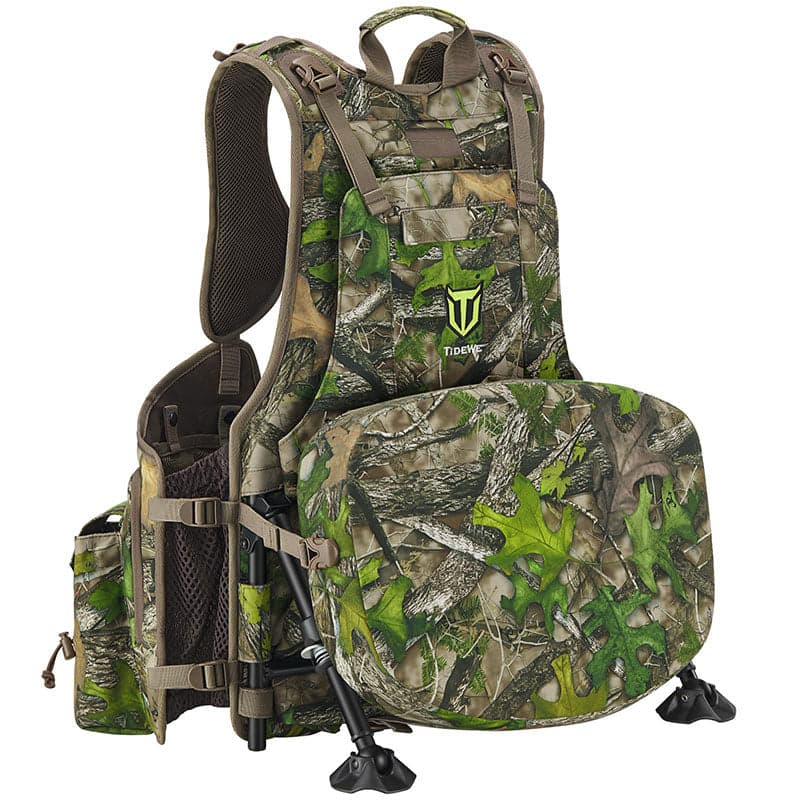 TideWe Turkey Vest with Seat with Game Pouch and Kickstand - TIDEWE WADERS
