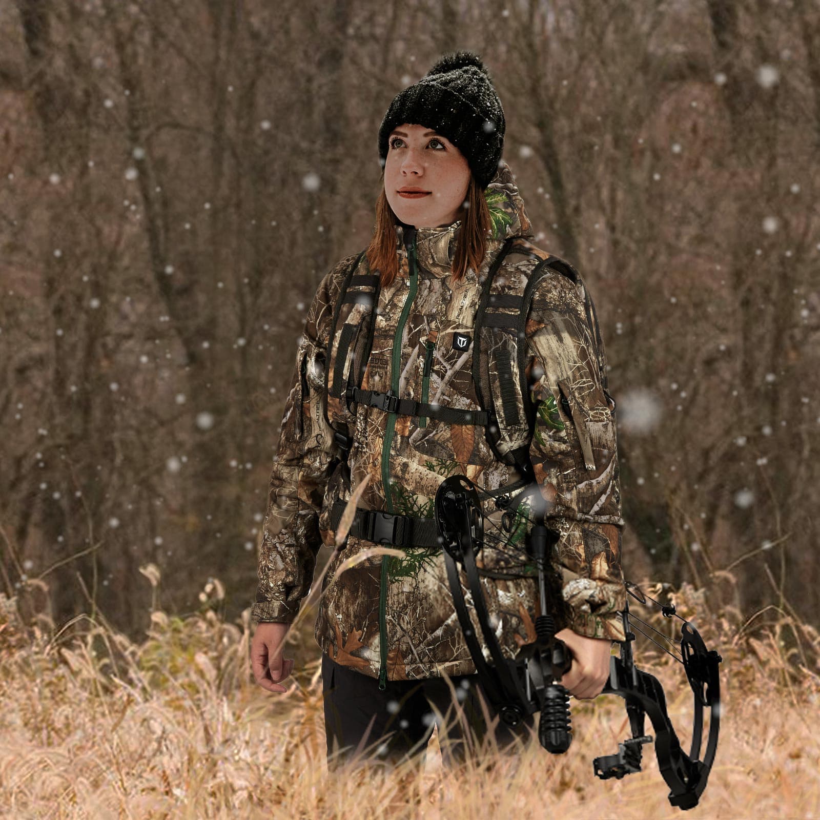 TideWe Heated Jacket for Women with Battery Pack and Detachable Hood Coat - TIDEWE WADERS