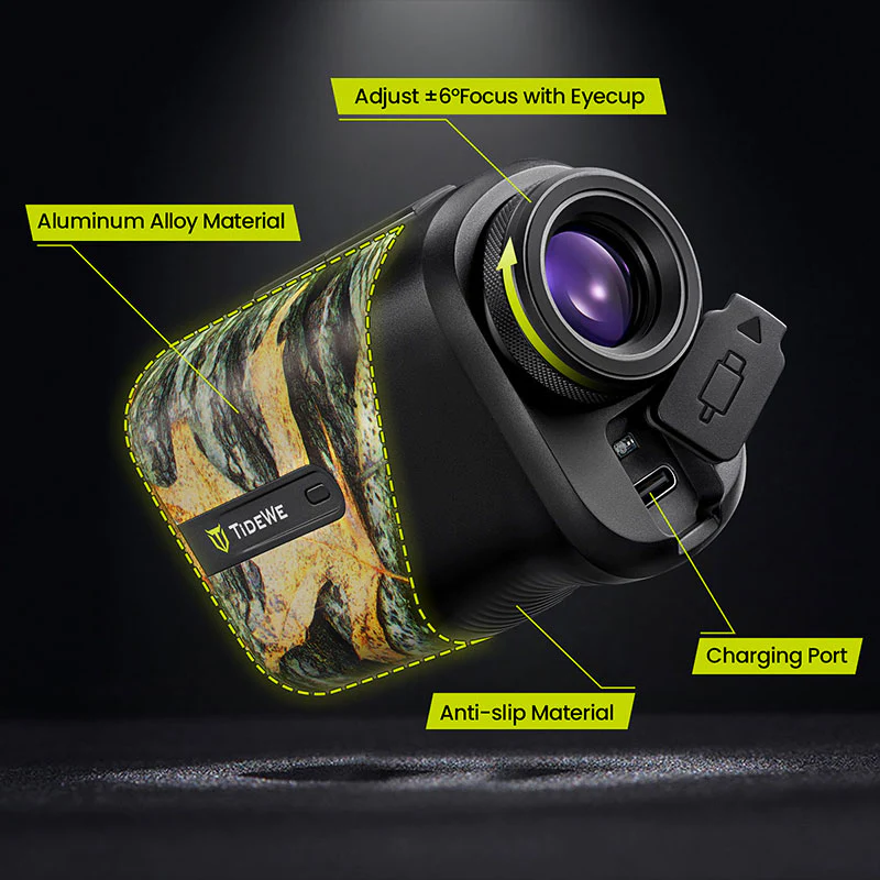 TideWe Mini Lightweight Deer Hunting Rangefinder 875Y Laser Range Finder - TIDEWE WADERS