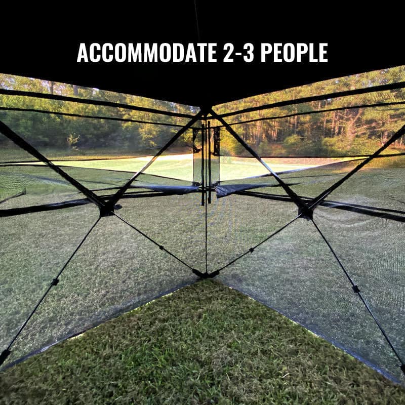 TIDEWE Blinds | See Through with Carrying Bag,  Pop Up Ground Blinds 270 Degree - TIDEWE WADERS