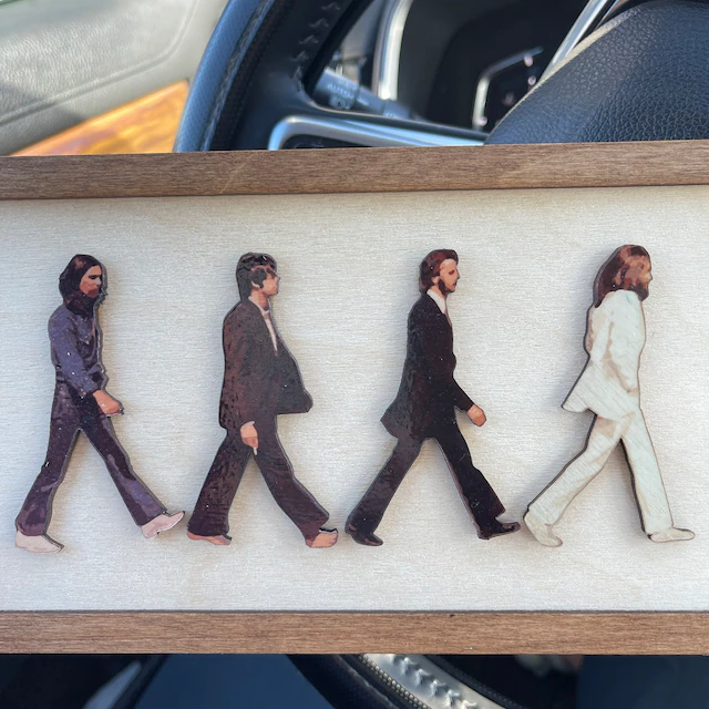 The Beatles Framed Abbey Road Portrait