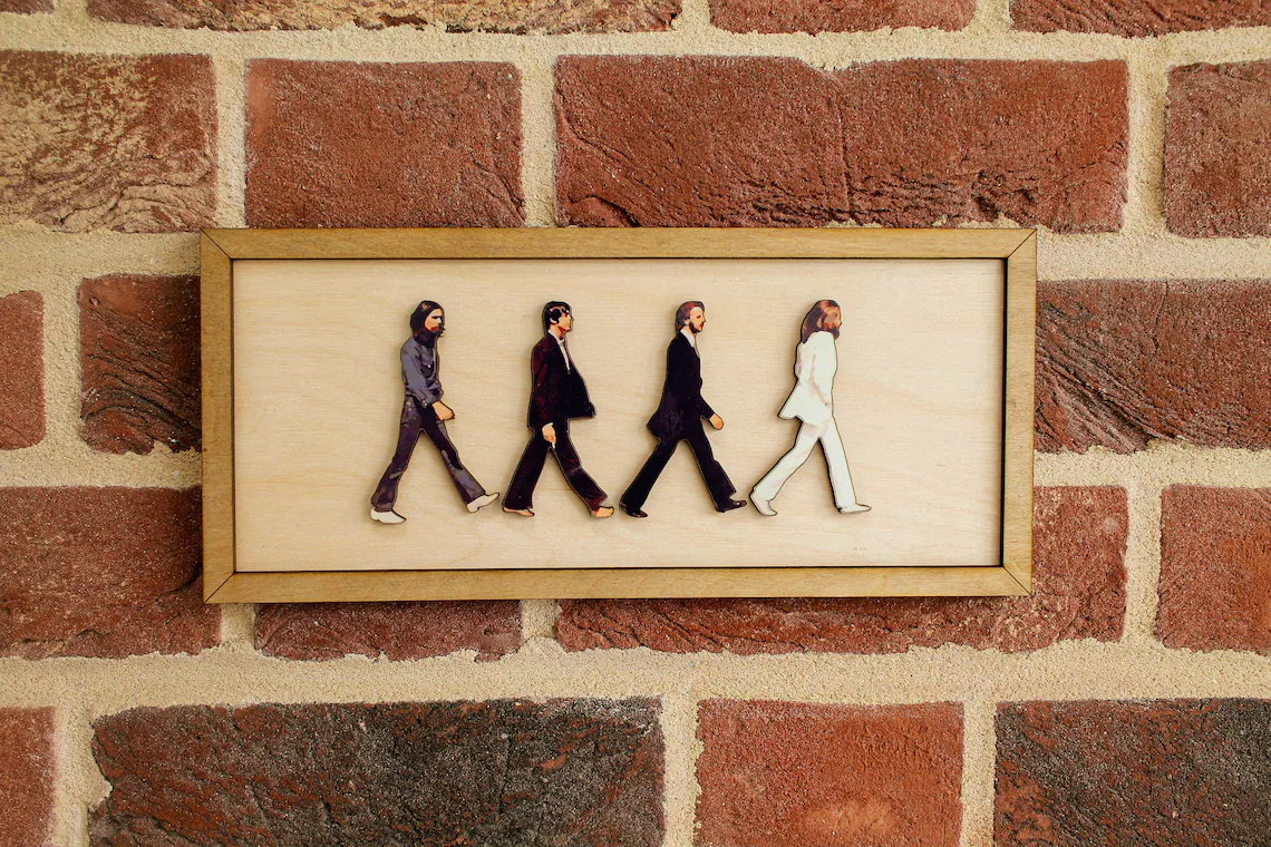 The Beatles Framed Abbey Road Portrait