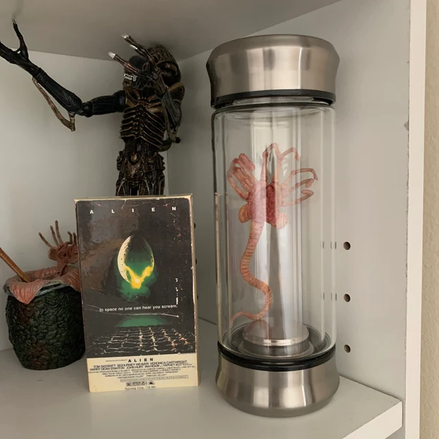 Alien Jar Xenomorph Specimen Facehugger Embryo Glass Jar