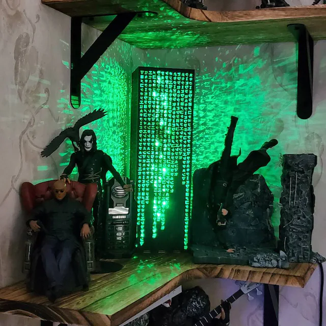The Matrix Green Code Lamp
