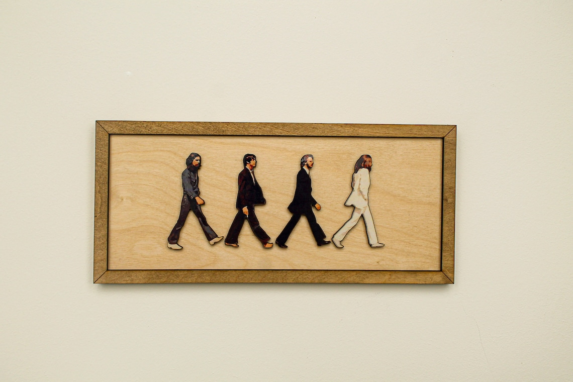 The Beatles Framed Abbey Road Portrait