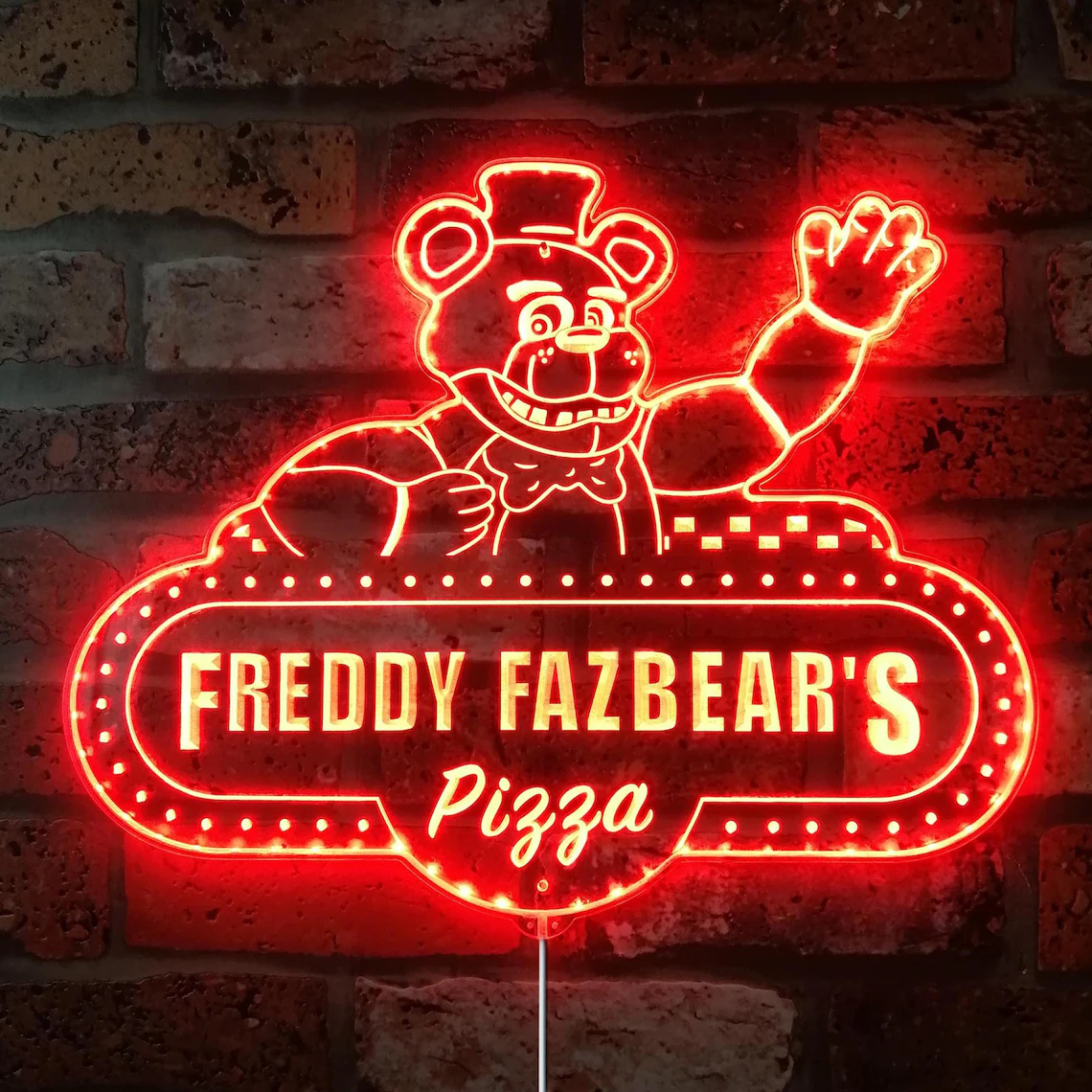 Freddy Fazbear's Pizza Edge-Lit Light Sign