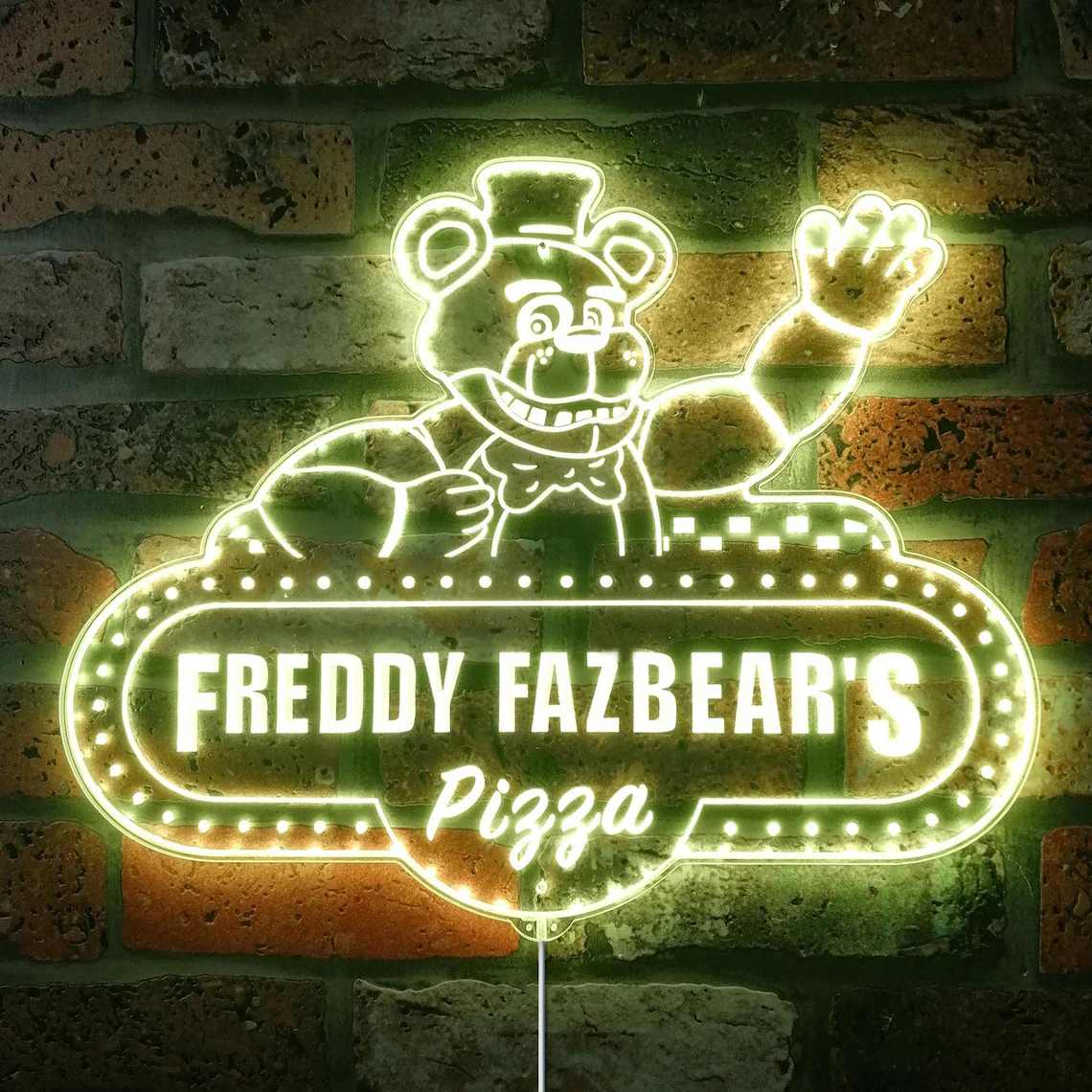 Freddy Fazbear's Pizza Edge-Lit Light Sign