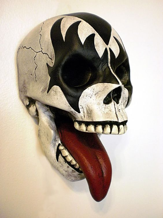 KISS Rare Prototype Life-Size Skull Wall Decor
