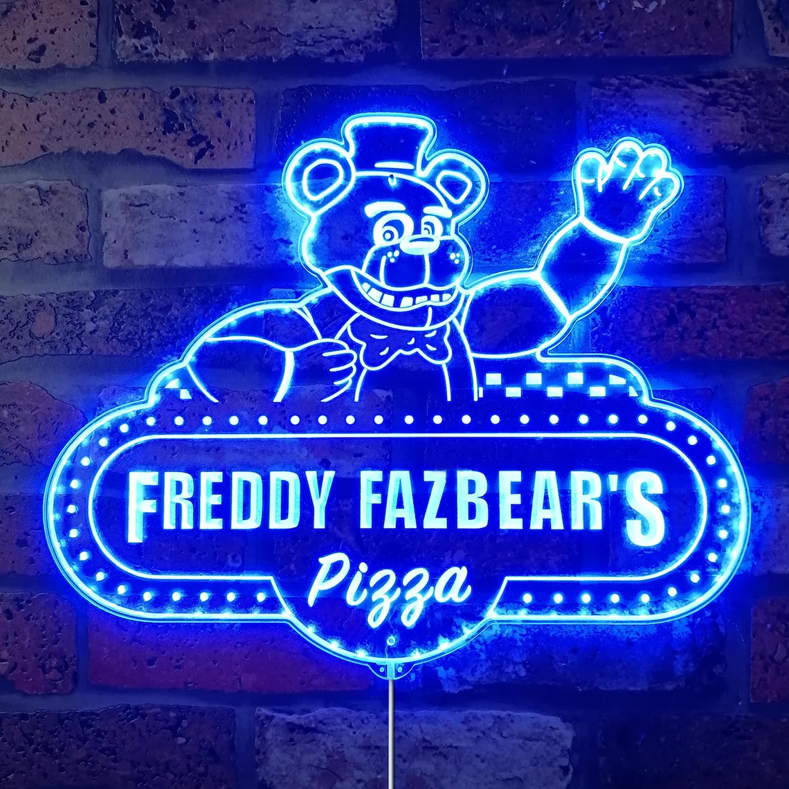 Freddy Fazbear's Pizza Edge-Lit Light Sign
