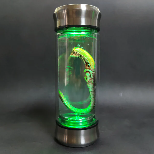 Alien Jar Xenomorph Specimen Facehugger Embryo Glass Jar