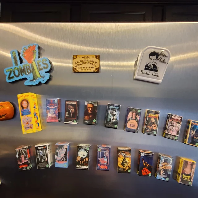 Miniature VHS Inspired Movie Magnet
