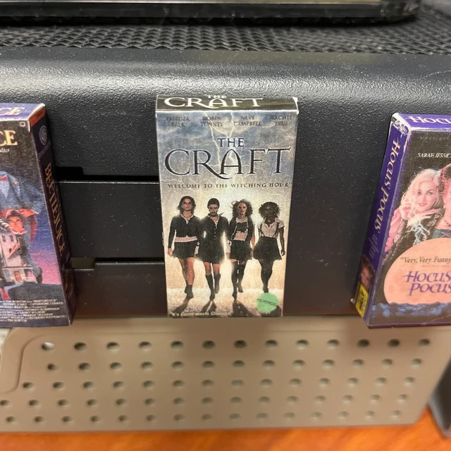 Miniature VHS Inspired Movie Magnet