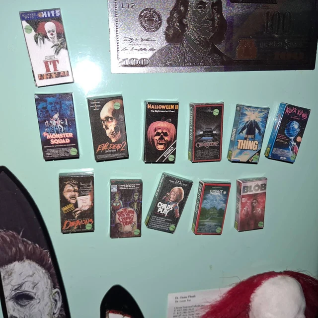 Miniature VHS Inspired Movie Magnet