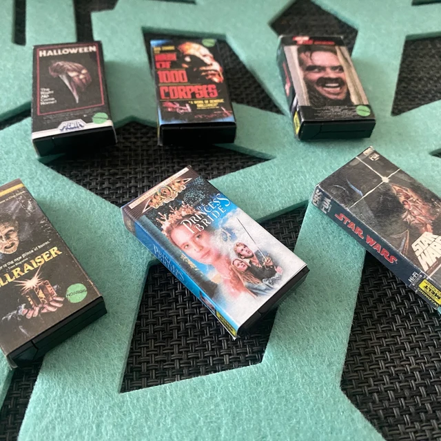 Miniature VHS Inspired Movie Magnet