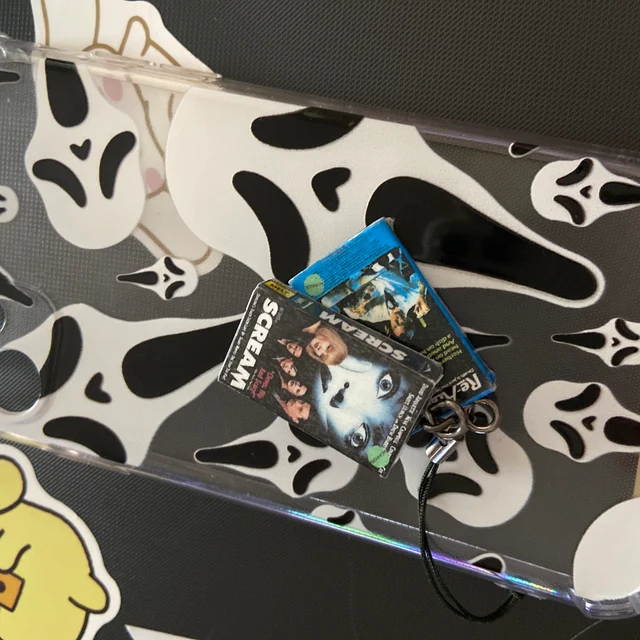 Miniature VHS Inspired Movie Keychain Charm