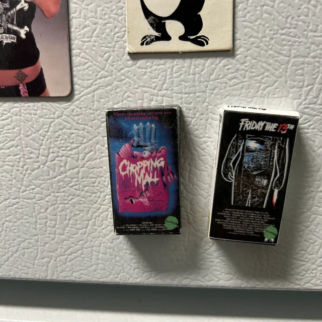 Miniature VHS Inspired Movie Magnet