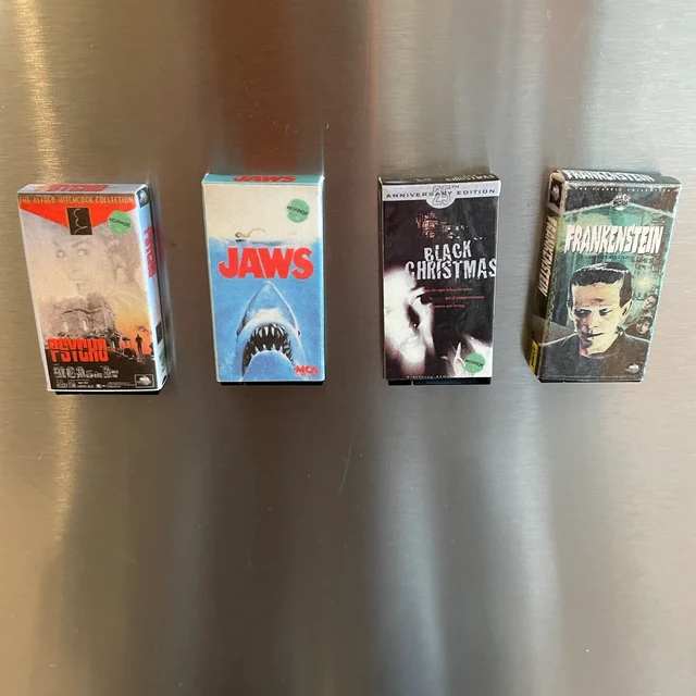 Miniature VHS Inspired Movie Magnet
