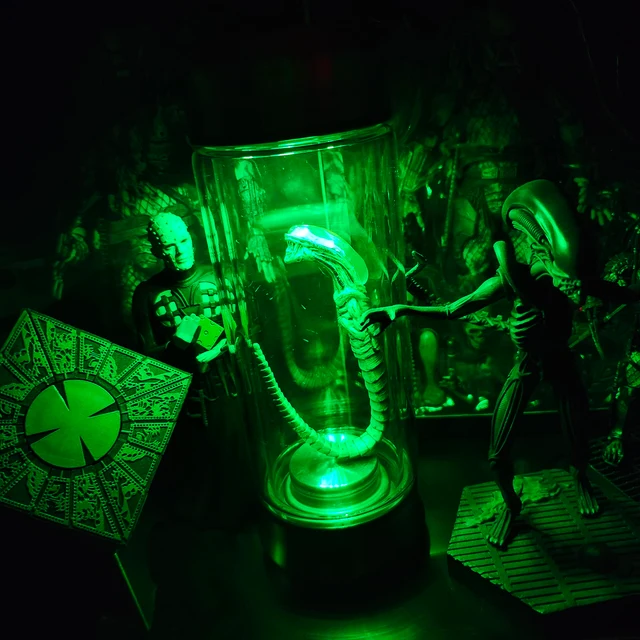 Alien Jar Xenomorph Specimen Facehugger Embryo Glass Jar