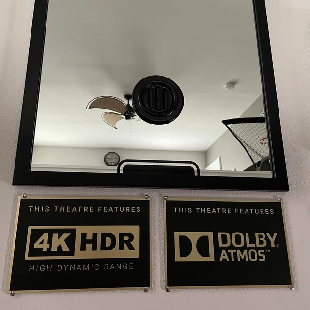 Home Theater Sign