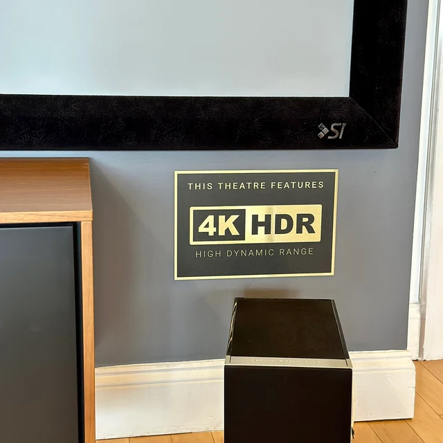 Home Theater Sign