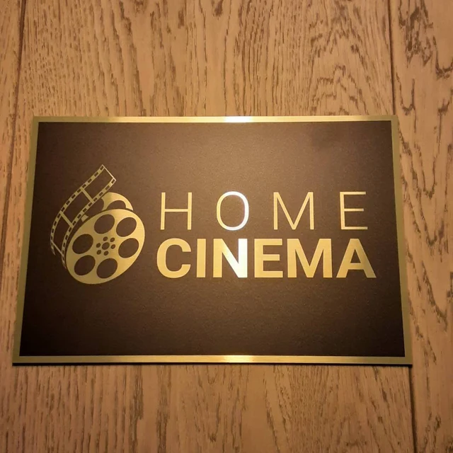 Home Theater Sign