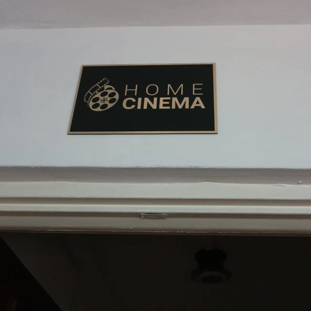 Home Theater Sign
