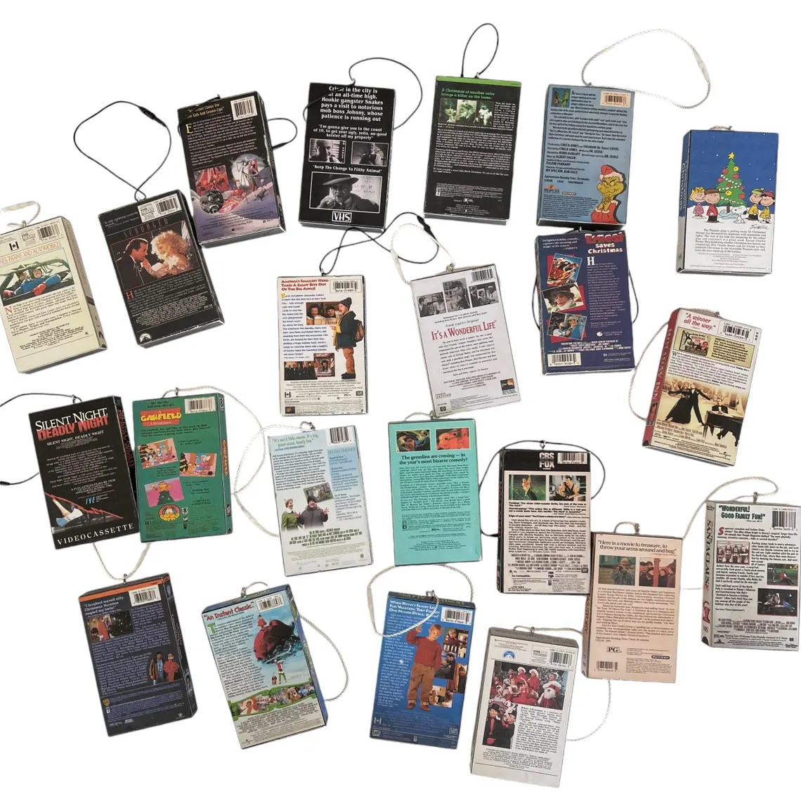 Mini VHS Christmas Movie Ornament