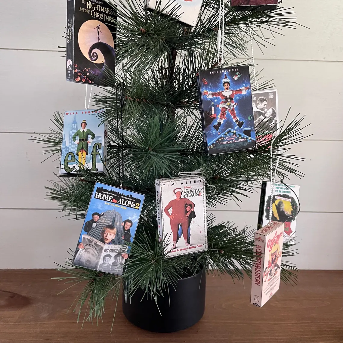 Mini VHS Christmas Movie Ornament