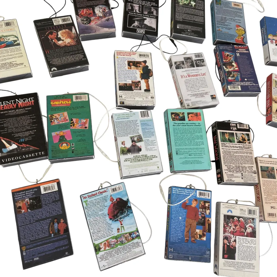 Mini VHS Christmas Movie Ornament