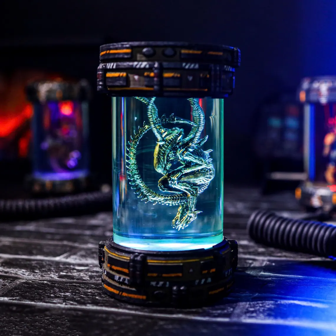 Alien Xenomorph Epoxy Lamp