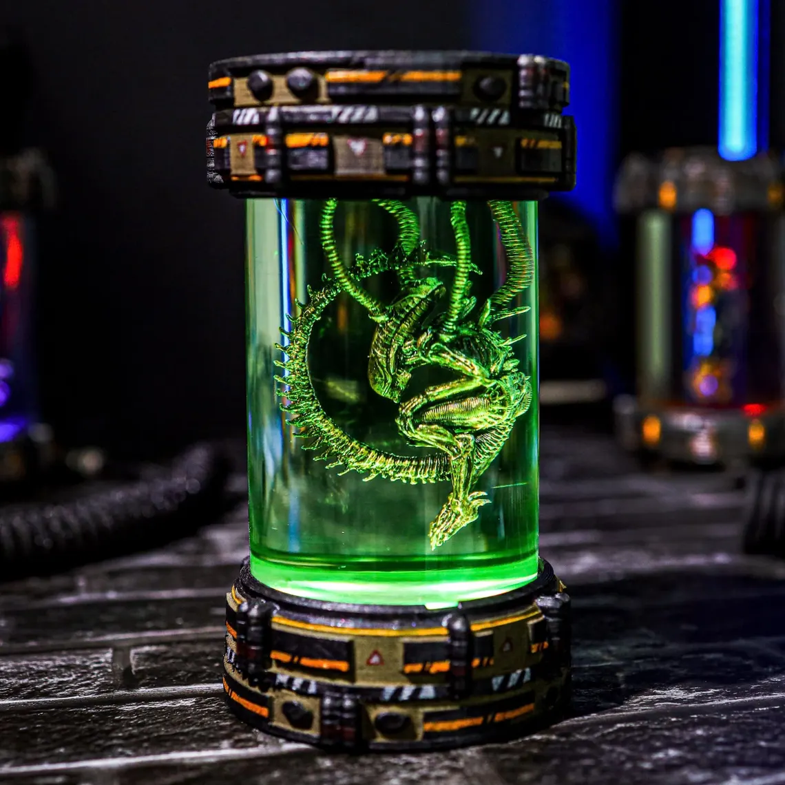 Alien Xenomorph Epoxy Lamp