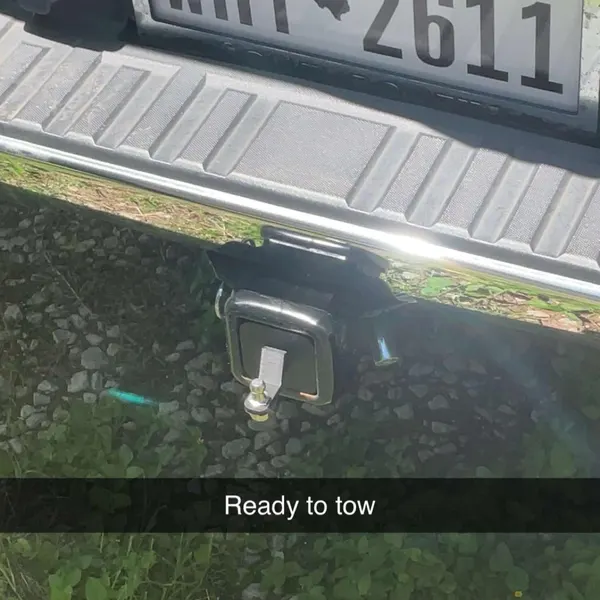 Novelty Tiny Trailer Hitch With Ball