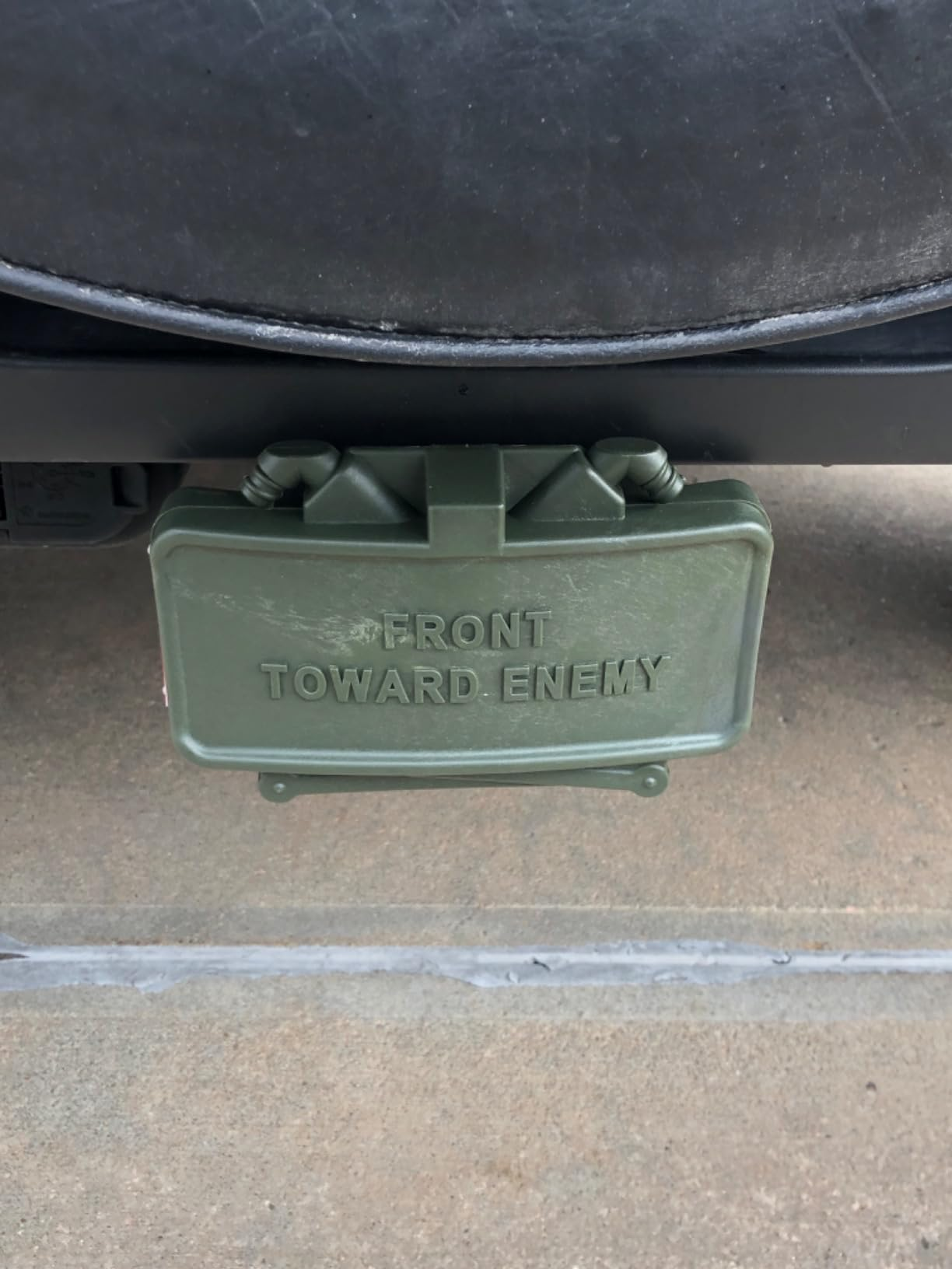 Claymore Mine Tow Hitch Cover