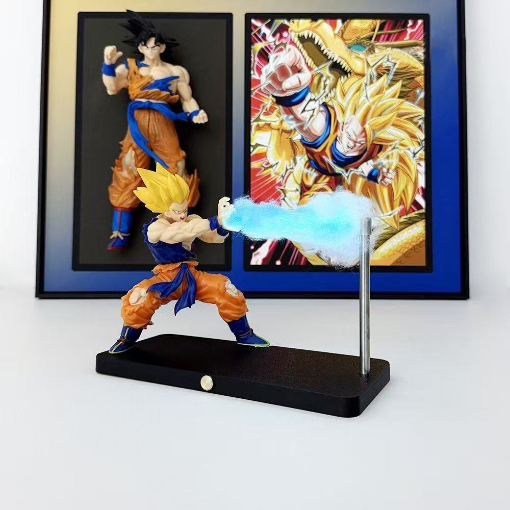 Dragon Ball Goku Kamehameha Creative Magnetic Ambient Light Model Decor