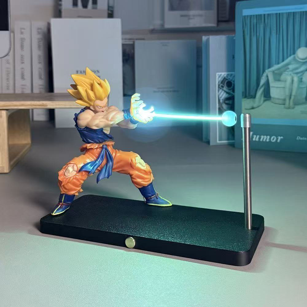 Dragon Ball Goku Kamehameha Creative Magnetic Ambient Light Model Decor