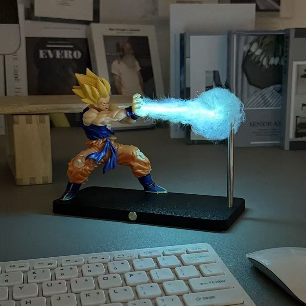 Dragon Ball Goku Kamehameha Creative Magnetic Ambient Light Model Decor