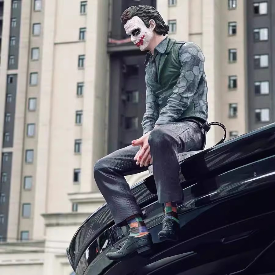 Joker Car Art Sculpture